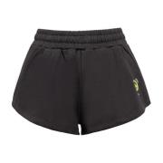 Barrow Bomullsfleece Smil Shorts Black, Dam