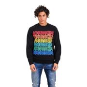 Dsquared2 Svart Sweatshirt Cool Fit Black, Herr