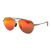 Maui Jim Waiwai Stiliga Solglasögon för Soliga Dagar Gray, Herr