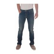 Armani Jeans Klassiska Denim Jeans för Vardagsbruk Blue, Herr