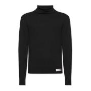 Balmain Ullturtleneck Black, Herr