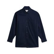 Ami Paris Oversize-skjorta i bomull Blue, Herr