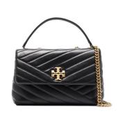 Tory Burch Svart Konvertibel Läderhandväska Black, Dam