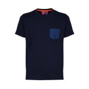 Gallo Blå prickig T-shirt Blue, Herr