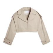 Axel Arigato Gaia Cropped Trench Coat Beige, Dam