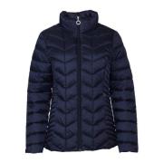 Danwear Lyxig Vinterjacka Gunda Navy Blue, Dam