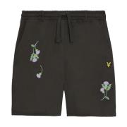 Lyle & Scott Broderade Klubbshorts Gray, Herr