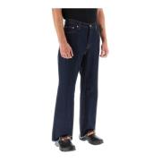 Lanvin Wide Jeans Blue, Herr