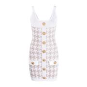 Balmain Short Dresses Beige, Dam