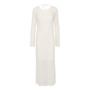 Gestuz Elegant Maxi Lång Klänning Afterglow White, Dam