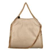 Stella McCartney Guld Kedja Mini Tote Falabella Väska Beige, Dam