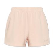 Rotate Birger Christensen Shorts med logotyp Pink, Dam