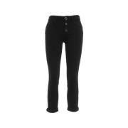 Liu Jo Svarta Jeans för Kvinnor Aw23 Black, Dam