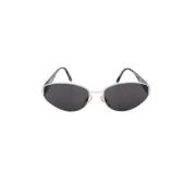 Dior Vintage Pre-owned Tyg solglasgon Gray, Dam