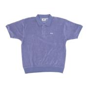 Obey Terry Cloth Polo Man Denton Purple, Herr