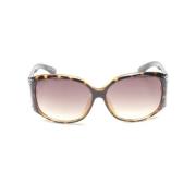 Dior Vintage Pre-owned Tyg solglasgon Brown, Dam