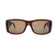 Dior Vintage Pre-owned Plast solglasgon Brown, Dam