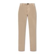 PS By Paul Smith Byxor med logopatch Beige, Herr