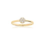 Sif Jakobs Jewellery Elegant Zirconia Guld Ring Yellow, Dam