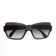 Chanel Vintage Pre-owned Plast solglasgon Black, Dam