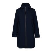 Danwear Stilren Regnjacka Navy Blue, Dam