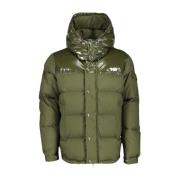 Moncler Quiltad Huva Jacka Green, Herr