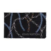 Louis Vuitton Vintage Pre-owned Silke sjalar Multicolor, Dam