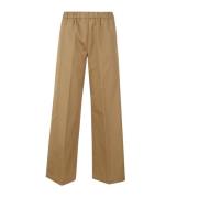 Aspesi Wide Trousers Brown, Dam