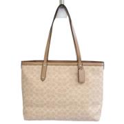 Coach Pre-owned Pre-owned Canvas totevskor Beige, Dam