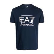 Emporio Armani EA7 T-Shirts Blue, Herr