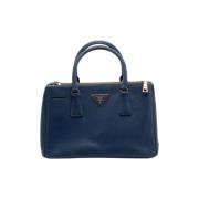 Prada Vintage Pre-owned Laeder totevskor Blue, Dam