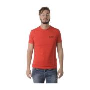 Emporio Armani EA7 Casual Sweatshirt Red, Herr