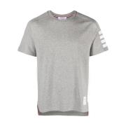 Thom Browne Grå 4-Bar T-shirt och Polo Gray, Herr