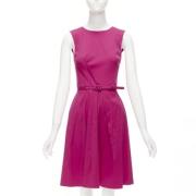 Oscar De La Renta Pre-owned Pre-owned Bomull klnningar Pink, Dam