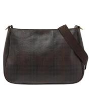 Burberry Vintage Pre-owned Tyg axelremsvskor Brown, Dam