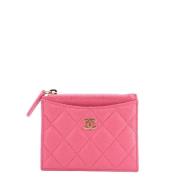 Chanel Vintage Pre-owned Laeder plnbcker Pink, Dam