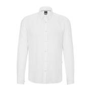 Boss Formal Shirts White, Herr