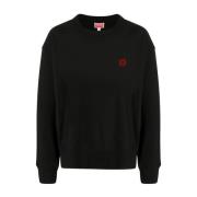 Kenzo Blomma Logo Sweatshirt Black, Herr