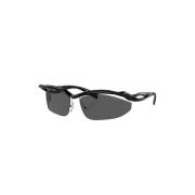 Prada PR A25S 1Ab5S0 Sunglasses Black, Dam