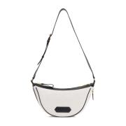 Tom Ford Svart Crossbody Messenger Väska White, Herr