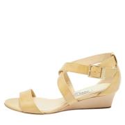 Jimmy Choo Pre-owned Pre-owned Laeder sandaler Yellow, Dam