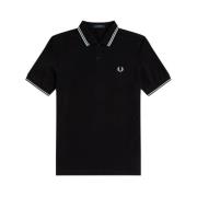 Fred Perry Klassisk Polo Tröja för Män Black, Herr