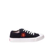 Kenzo Svarta Låga Top Sneakers Black, Dam