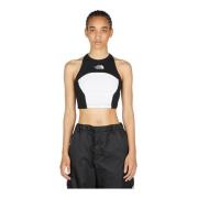 The North Face Logo Tank Top Bomull Ribbad Crewneck Multicolor, Herr