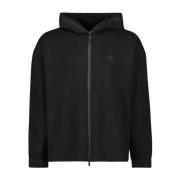 Moncler Huvjacka med Logotyptryck Black, Herr