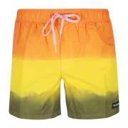 Sundek Tie-Dye Badshorts Yellow, Herr