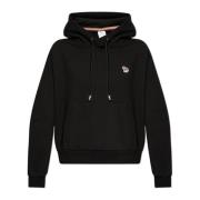 PS By Paul Smith Sweatshirt med logotyp Black, Dam