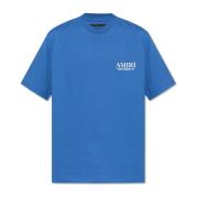 Amiri T-shirt med logotyp Blue, Herr