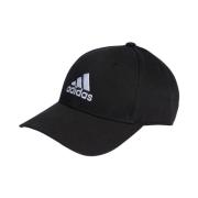 Adidas Svart Bomull Twill Baseballkeps Black, Unisex