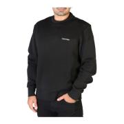 Calvin Klein Herr Solid Färg Sweatshirt Black, Herr